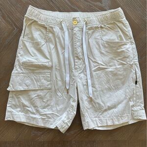 BYLT Basics Cream Cargo Shorts